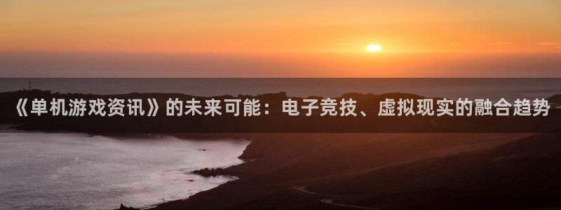 鼎点娱乐注册平台：《单机游戏资讯》的未来可能：电子竞技、虚拟