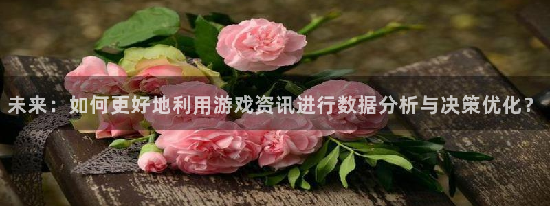 鼎点娱乐主管：未来：如何更好地利用游戏资讯进行数据分析与决策